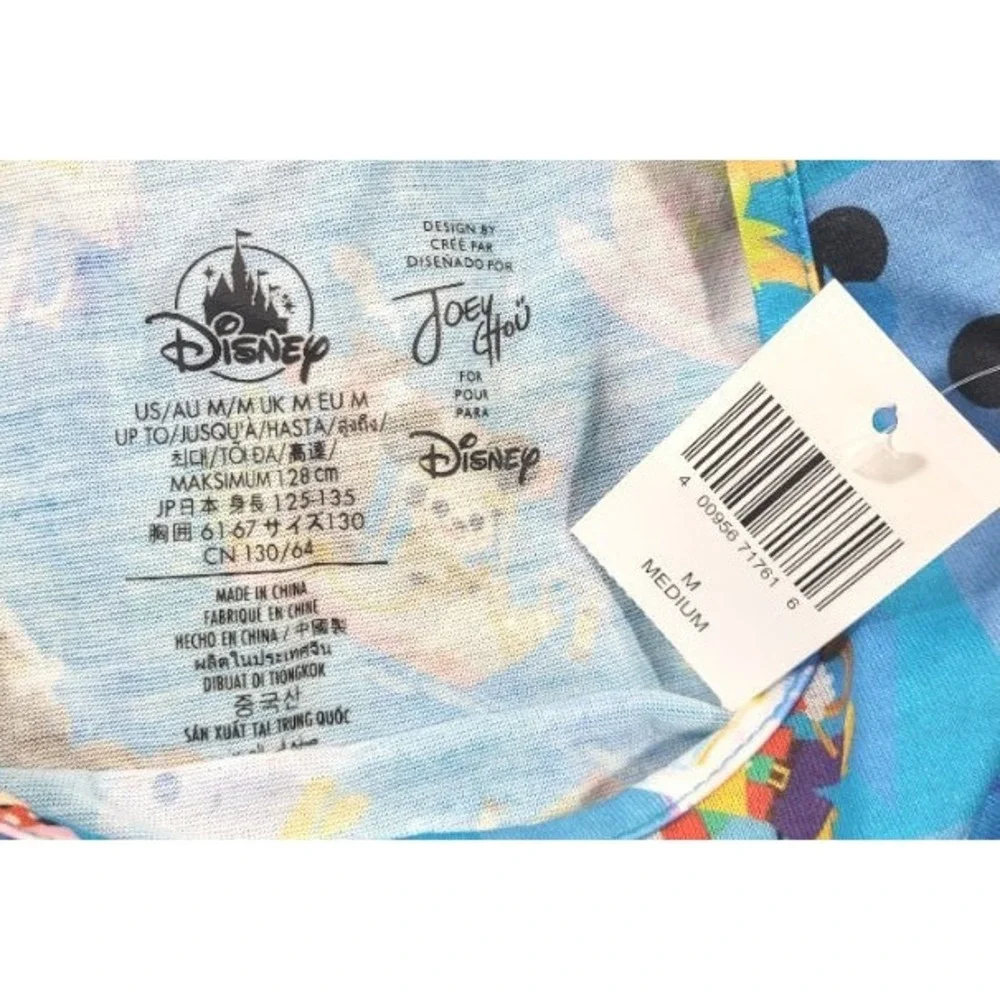 Disney Parks by Joey Chou Girl's CHILD Jersey Knit Swing Dress - Blue - M (7 8)